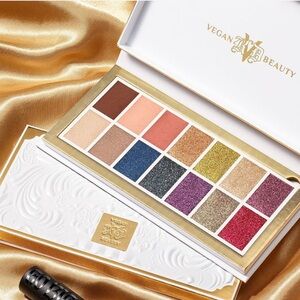 Vegan KVD Luxurious Eyeshadow Palette with Vibrant Colors